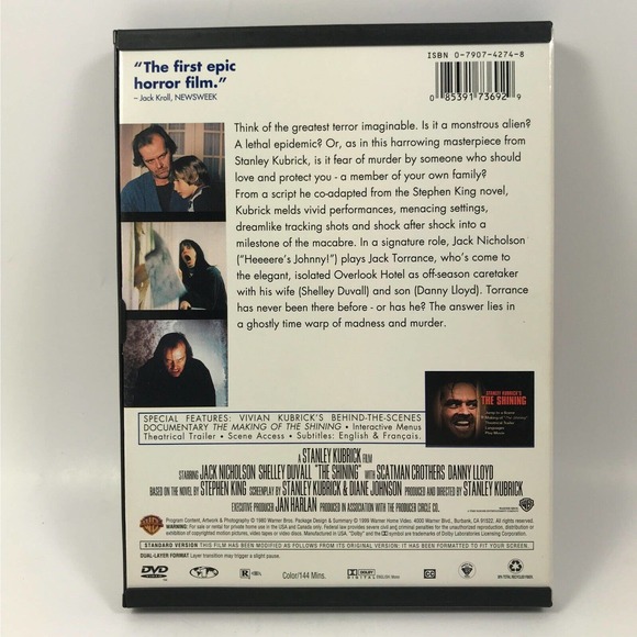 Stanley Kubrick's The Shining on DVD | Classic Horror | Snapcase Edition - Picture 4 of 4